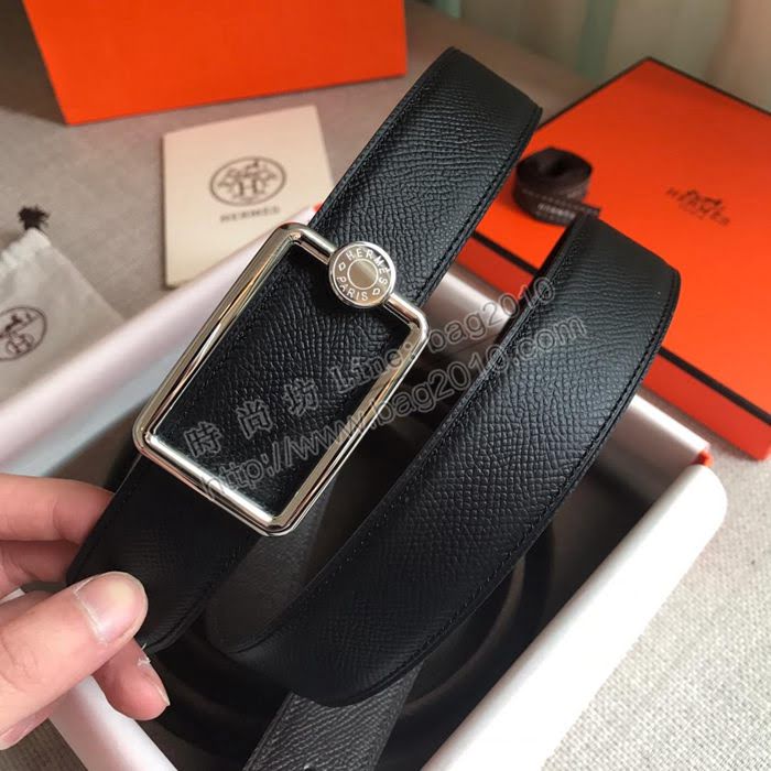HERMES皮帶 OSCAR BUCKLE 雙面小牛皮 雙面皮帶 愛馬仕男士腰帶  hgh1900